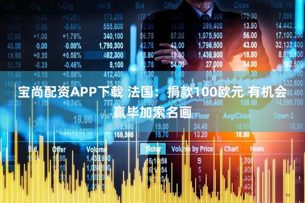 宝尚配资APP下载 法国：捐款100欧元 有机会赢毕加索名画